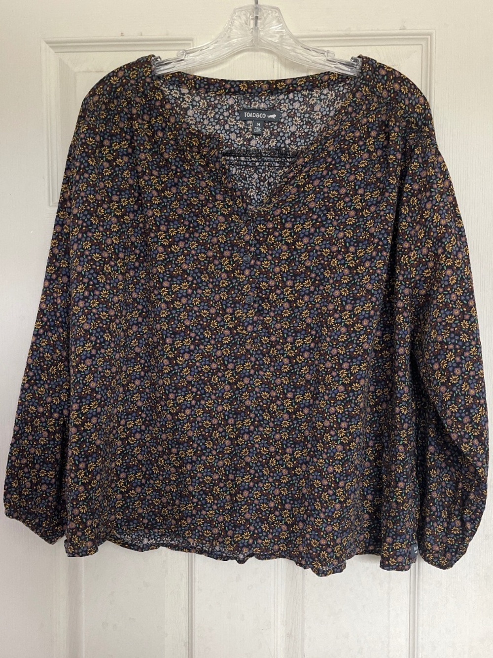Toad &Co long sleeve blouse